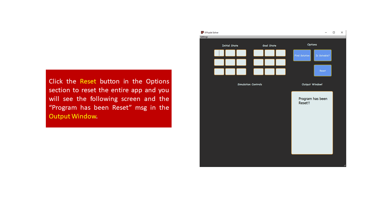 TilePuzzelSolver-App | An 8 Puzzle Solver using brute force search ...